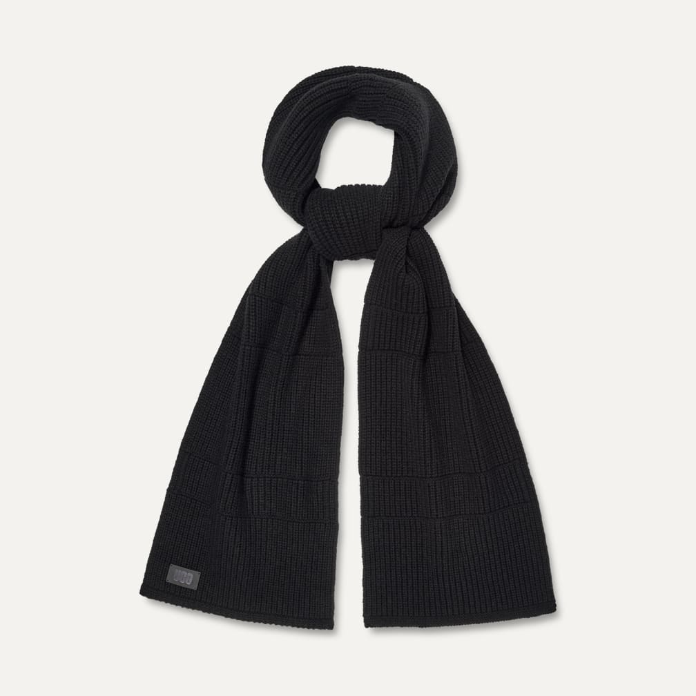 UGG® 公式【 ニット リブ スカーフ|Knit Ribbed Scarf| 191459204795 | メンズ】アグ 公式サイト
