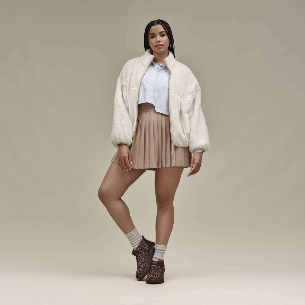 美品アグ UGG Marlene Sherpa Jacket フリースボア