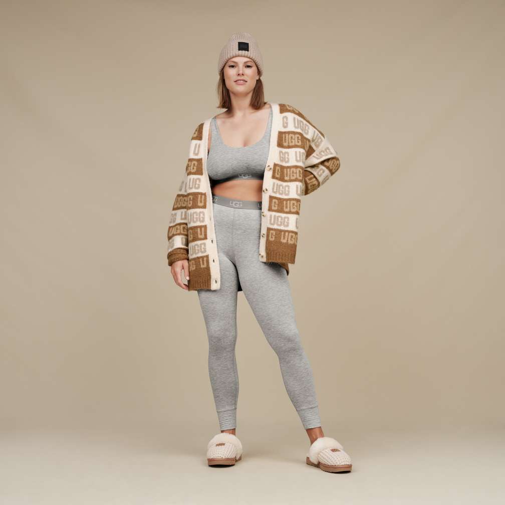 UGG® 公式【 UGG グラフィック ロゴ カーディガン|UGG Graphic
