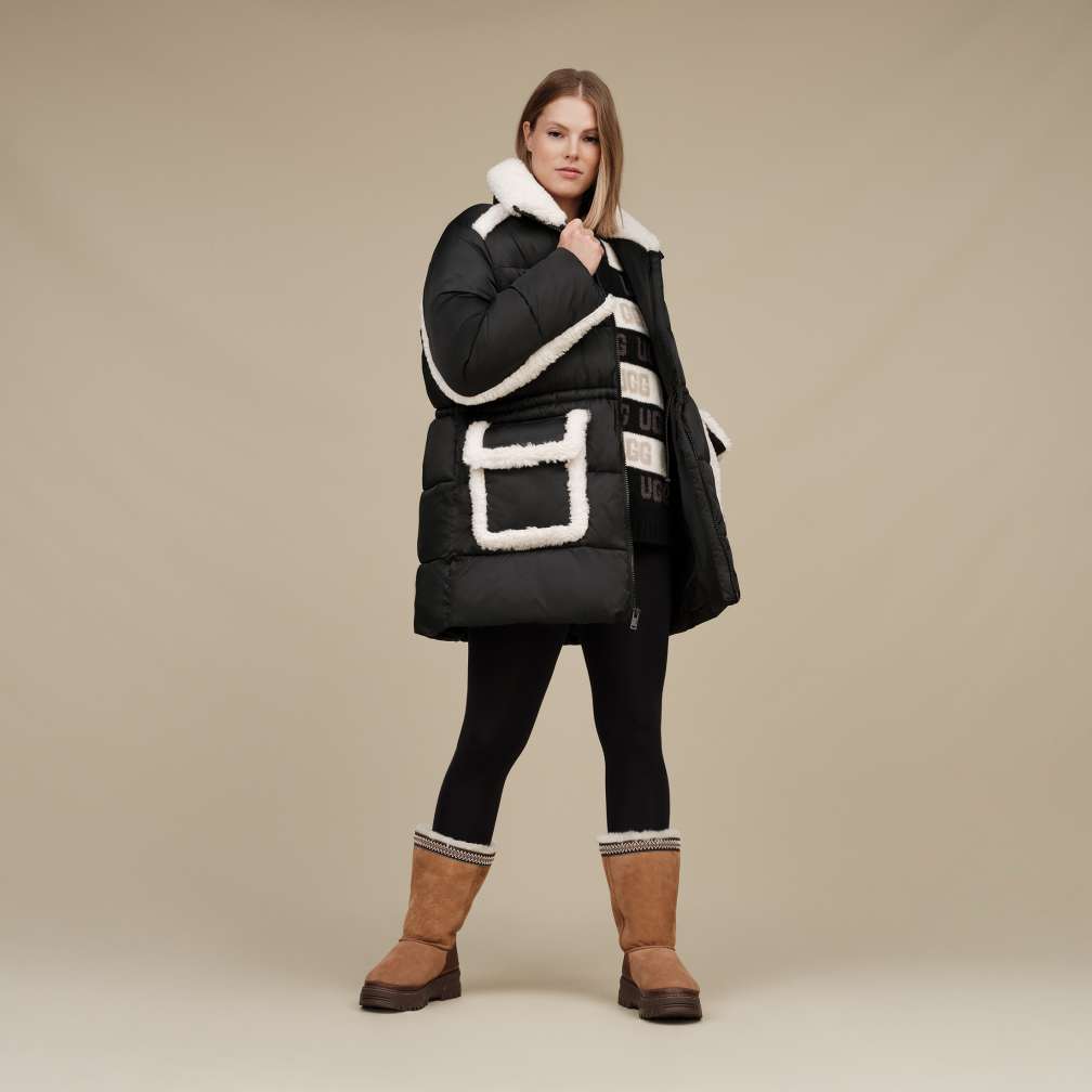 UGG® 公式【 アマール プラッシュシーム パッファー コート|Amal Plushseam Puffer Coat| 197634388458 |  レディース】アグ 公式サイト
