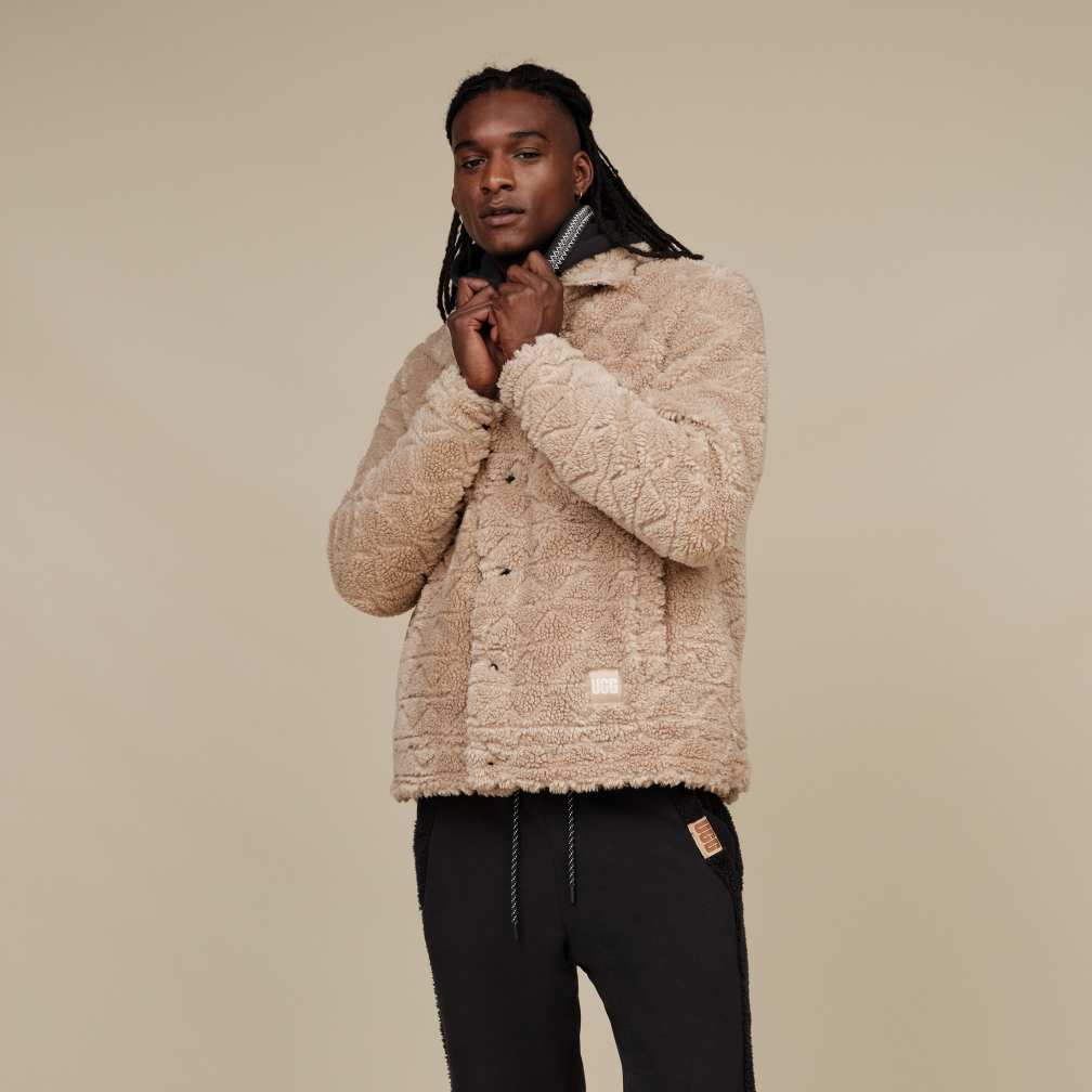 UGG® 公式【 ジャンソン UGGフラッフ ジャケット ノベルティー|Janson UGGfluff Jacket Novelty|  197634565798 | メンズ】アグ 公式サイト