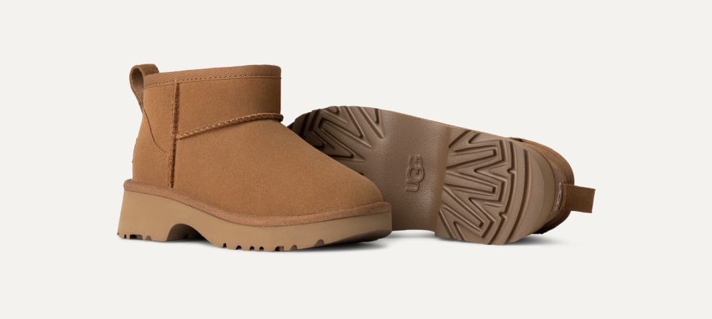 UGG® 公式【 クラシック ウルトラ ミニ ニュー ハイツ|Classic Ultra Mini New Heights| 197634301624  | 】アグ 公式サイト