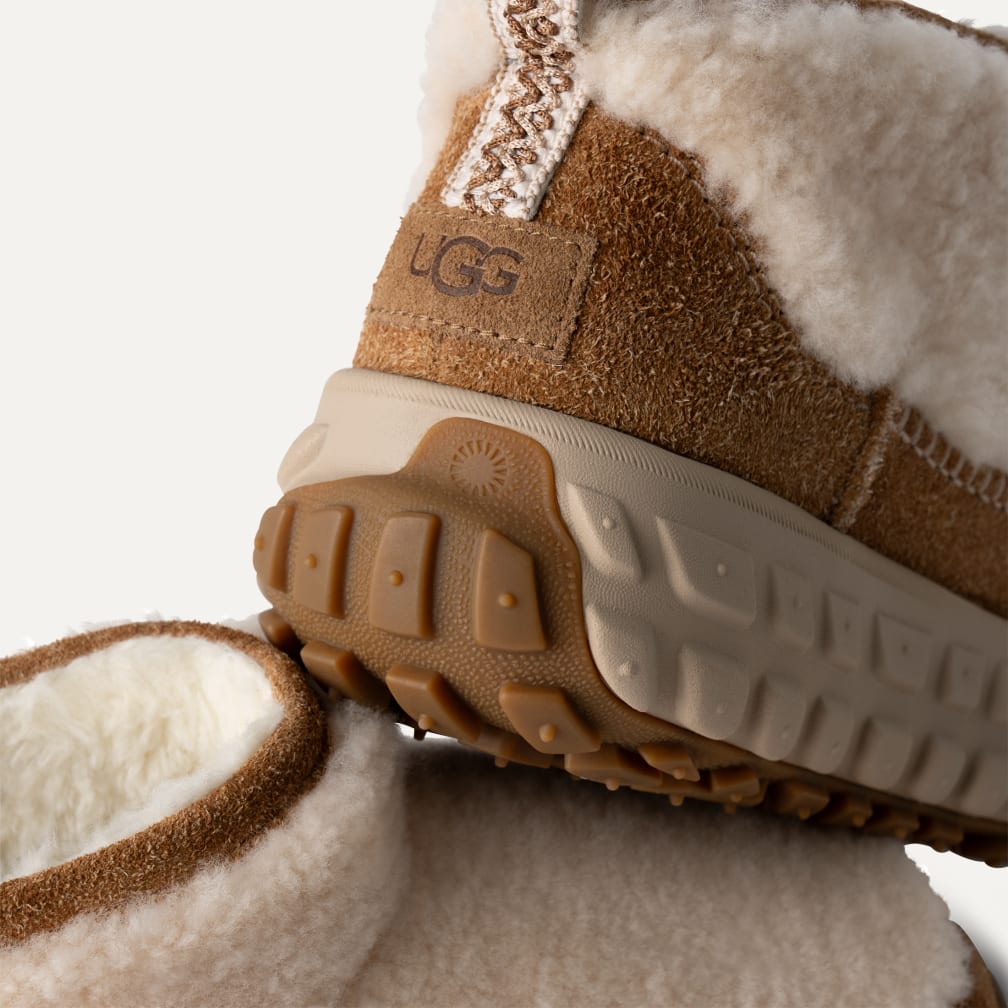 一度のみ使用美品UGG W funketteブラウンファームートンブーツ25cm UGG 一度のみ使用美品UGG W funketteブラウンファームートンブーツ25cm UGG