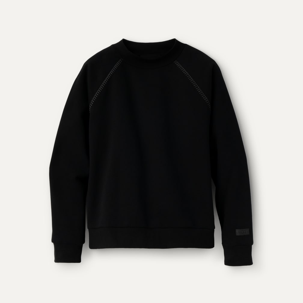 (取寄) アグ レディース クラシック クルー ネック UGG women Classic Crew Neck Black UGG® 公式【 クラシック クルーネック|Classic Crewneck| 197634391403