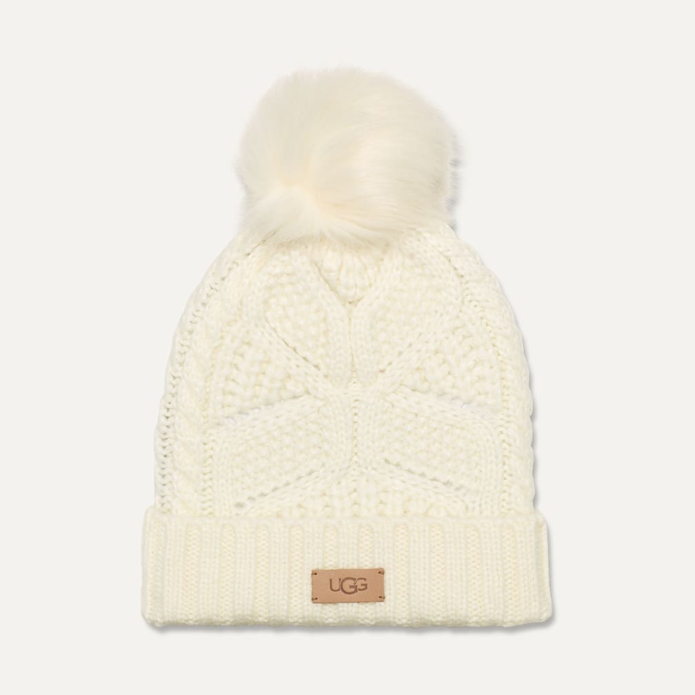 希少になる UGG® With Beanie ポム|Cable ウィズ ビーニー ケーブル 公式【 帽子