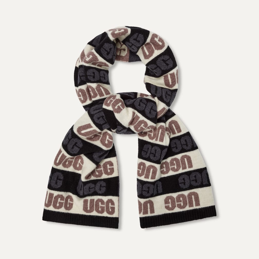 UGG® 公式【 UGG グラフィック ロゴ スカーフ|UGG Graphic Logo Scarf| 191459232040 | レディース】アグ  公式サイト
