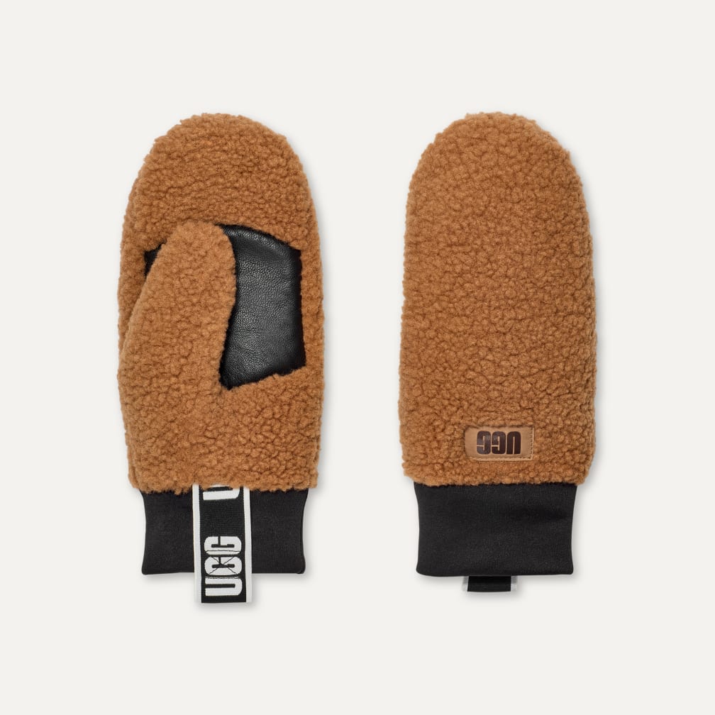 【オープニング大セール】 UGG® 公式【 UGGフラッフ ミトン ウィズ ロゴ テープ|UGGfluff 小物
