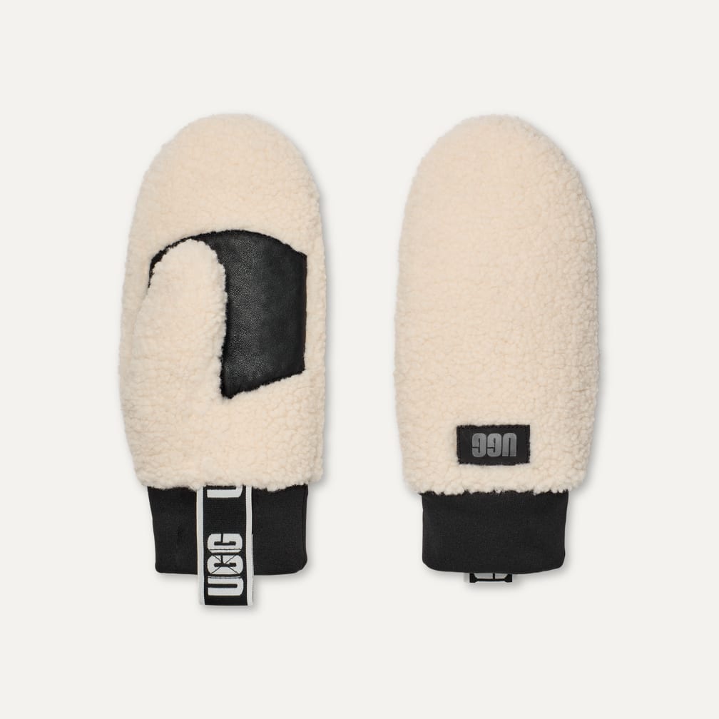 UGG® 公式【 UGGフラッフ ミトン ウィズ ロゴ テープ|UGGfluff Mitten With Logo Tape|  191459231296 | レディース】アグ 公式サイト