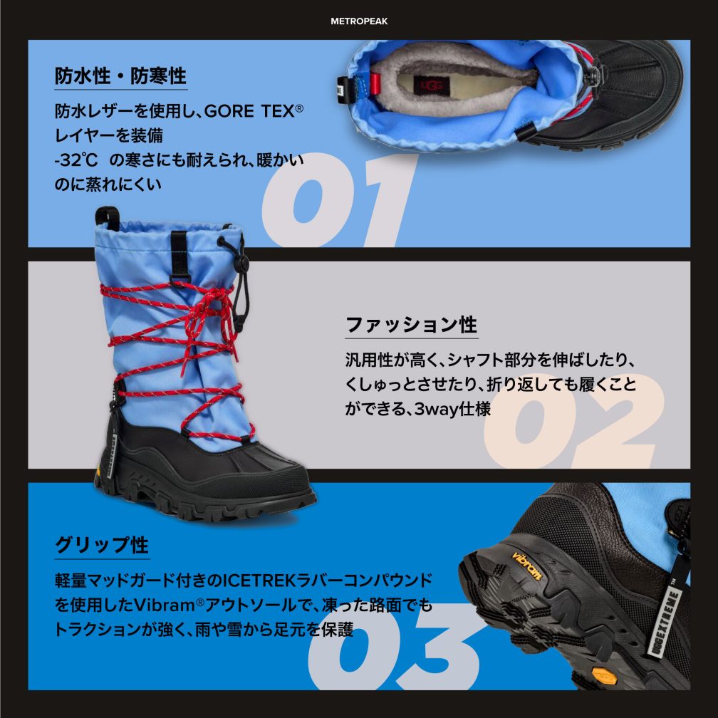 UGG® 公式【 メトロピーク|MetroPeak| 197634327198 | レディース】アグ 公式サイト