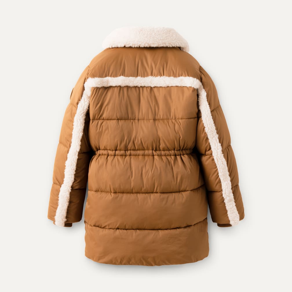 Amazon.com: UGG Women's Amal PLUSHSEAM Puffer Coat, Black