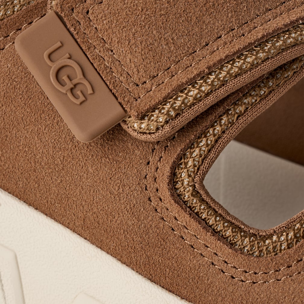 即納UGGアグ Women CapiTrail Strap Slide スエードトップ UGG® 公式【 キャップトレイル ストラップ スライド|CapTrail