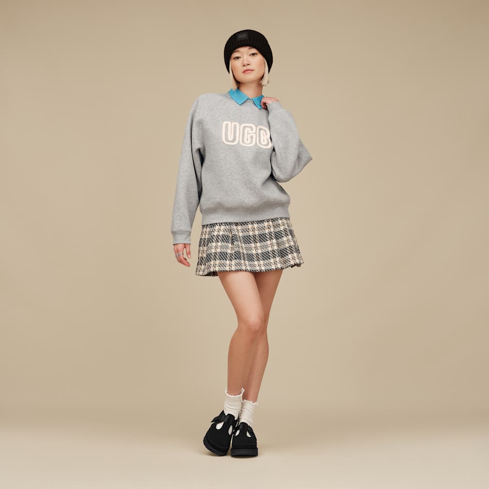 最終値下げ　UGG グレー トレーナー UGG® 公式【 UGG ロゴ クルーネック|UGG Logo Crewneck| 1171477