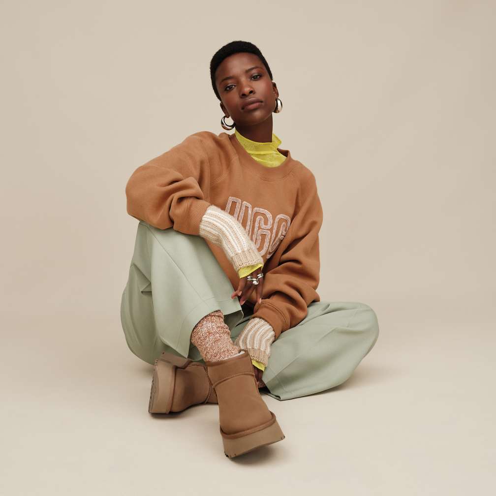 UGG☆Classic Short New Heights ふわふわファー ショートブーツ 最終SALE【ふわふわファー】UGG Classic Posh Short Furブーツ