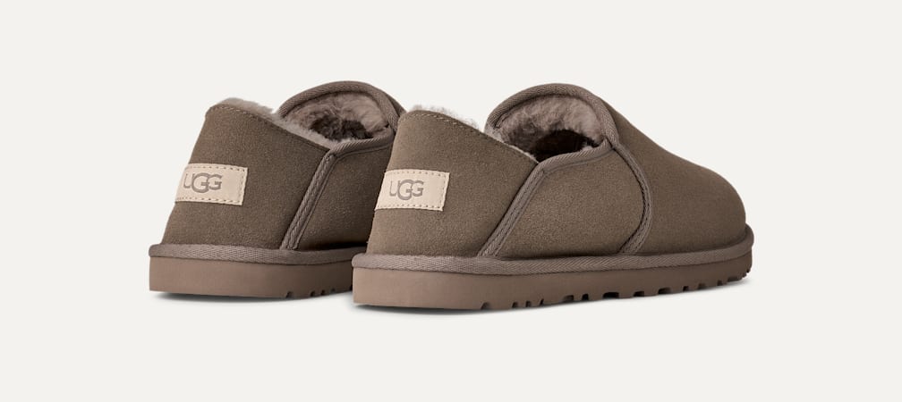 UGG EEVON イーボン ブラック 24㎝ UGG W MARIN MEGA SLIP ON BLACK / EMERALD GREEN 22FW-I（アグ