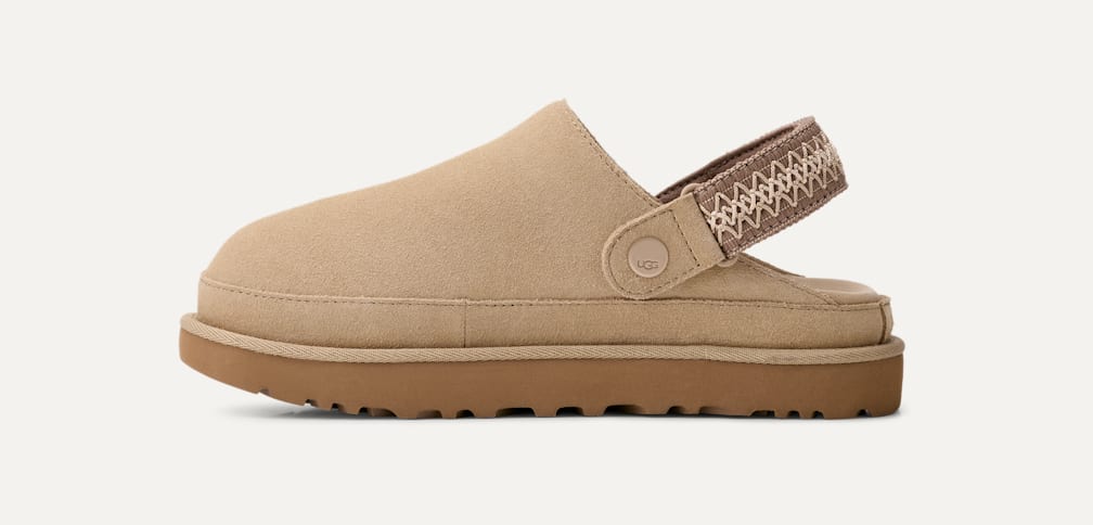 2way☆スエードサンダル【UGG】Goldenstar Clog フットベッド UGG アグ クロッグサンダル ゴールデンスター レディース