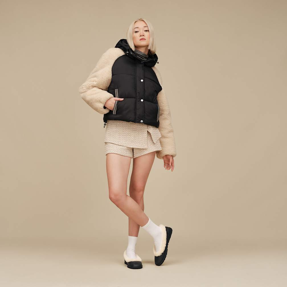 UGG® 公式【 マイカ UGGブレイド パッファー ジャケット|Mykah
