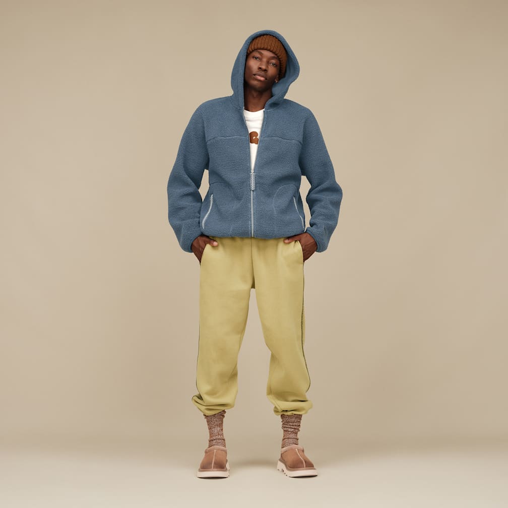 UGG® 公式【 UGGブレイド フル ジップ フーディー|UGGbraid Full Zip