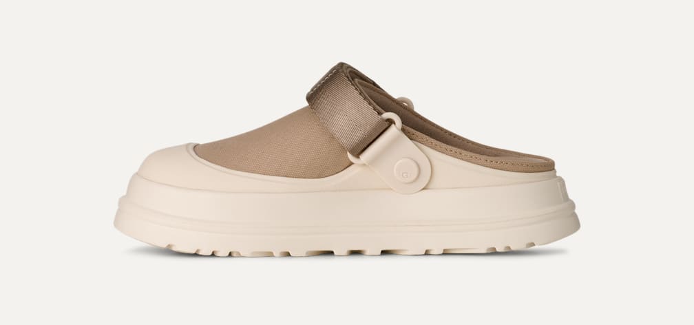 UGG® 公式【 ゴールデングロウ キャンバス クロッグ|GoldenGlow Canvas
