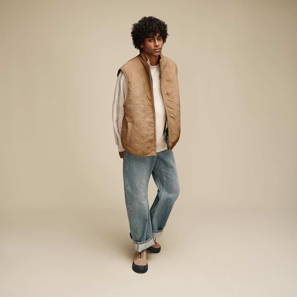 UGG® 公式【 サン スプラッター リバーシブル ベスト|Sun Splatter