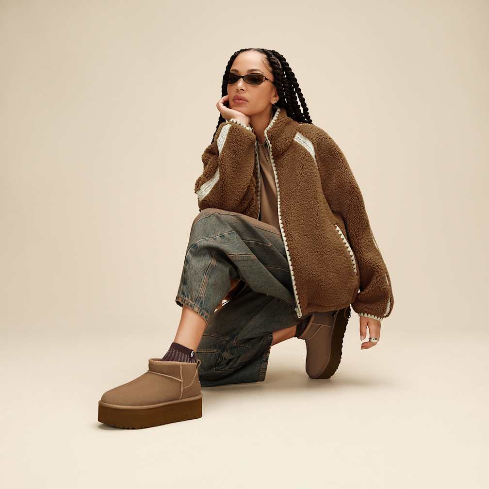 UGG® 公式【 ニキア クロシェ UGGフラッフ ジャケット|Nikia Crochet