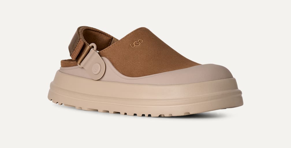 UGG® 公式【 ゴールデングロウ スエード クロッグ|GoldenGlow Suede