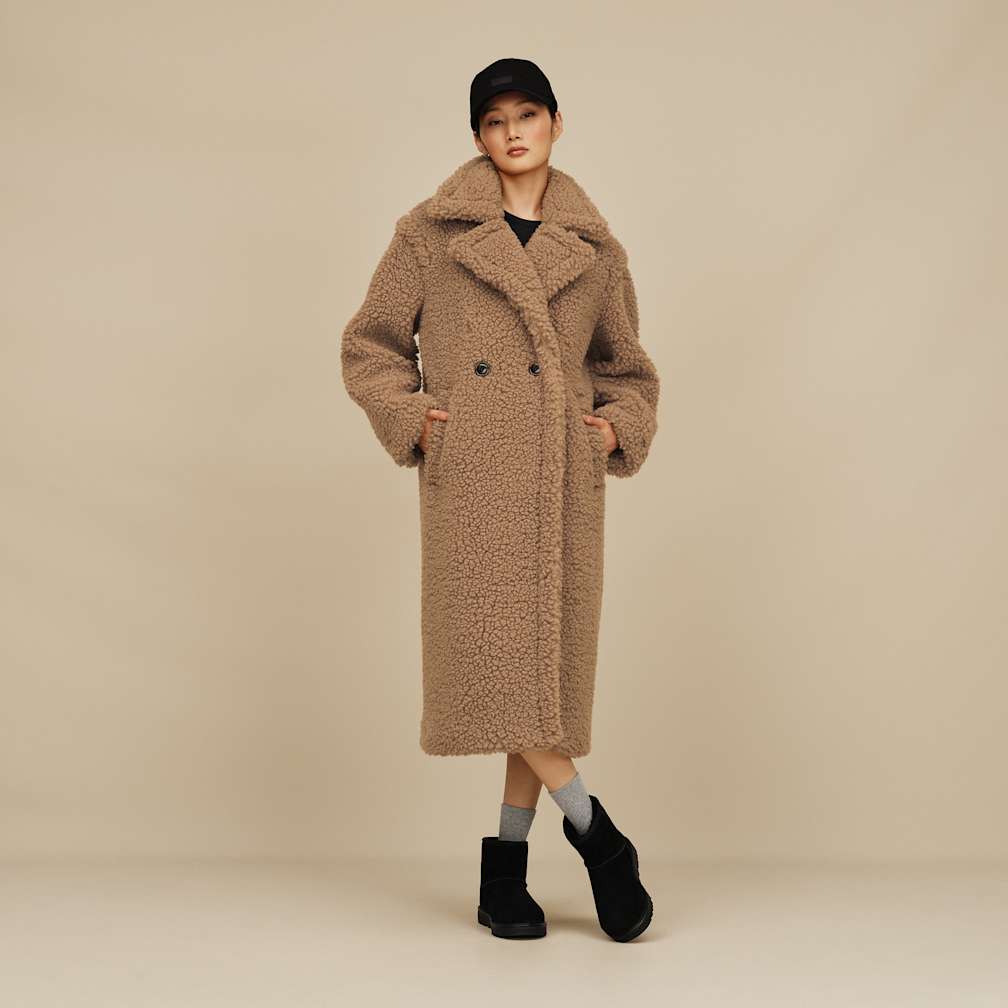 UGG® 公式【 ガートルード ロング テディ コート II|Gertrude Long