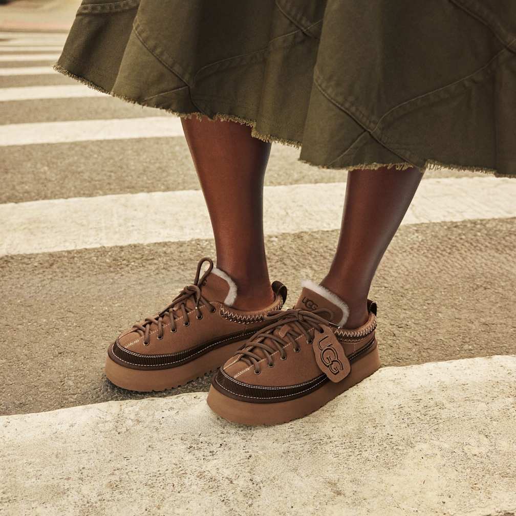 UGG® 公式【 ヘリテージ レースアップ スリッパ|Heritage Lace-Up