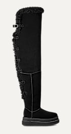 sacai x UGG ブラック ロングブーツ UGG® UGG sacai Thigh High Boot for Women | UGG® Estonia