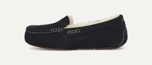 新作 ✨ ウォータープルーフ UGG アンスレー モカシン ブラック 23cm UGG - 新作 ✨ウォータープルーフ UGG アンスレー モカシン