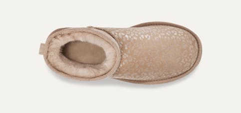 UGG® 公式【 クラシック ミニ スノー レオパード|Classic Mini Snow Leopard| 194715073753 | レディース】 アグ 公式サイト