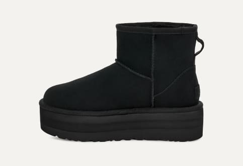 UGG クラシックミニ プラットフォーム ブーツ ブラック サイズ6 23.0 UGG® 公式【 クラシック ミニ プラットフォーム|Classic Mini
