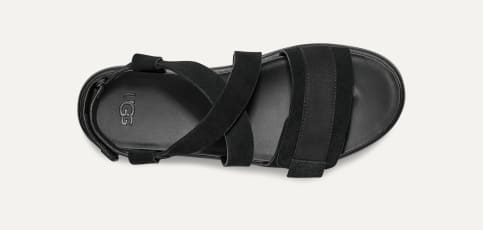新品】 Ansley UGG Braid モカシン 黒 24㎝ USA7