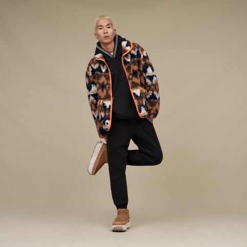 UGG® 公式【 エリアス UGGフラッフ カーディガン プリント|Elias