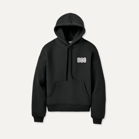 ［タグ付き新品］UGG ブラック　ロゴスエット UGG® 公式【 UGG ロゴ フーディ|UGG Logo Hoodie| 198605279935