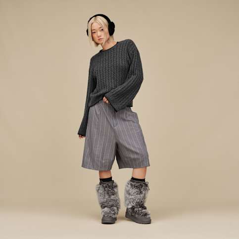 UGG® 公式【 シープスキン エンブロイダリー イヤーマフ|Sheepskin