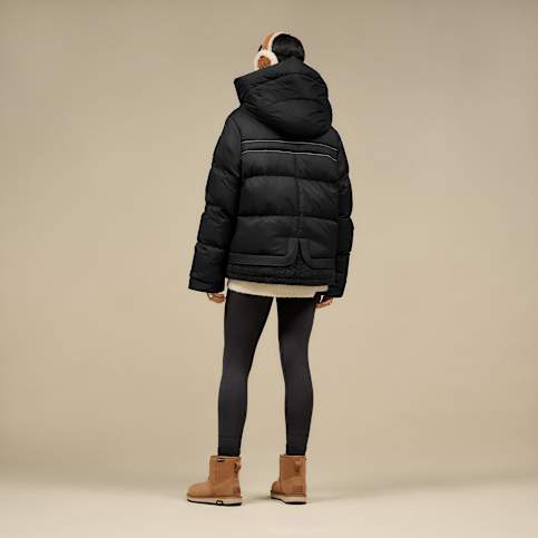 Women's Sheepskin Embroidery Earmuff