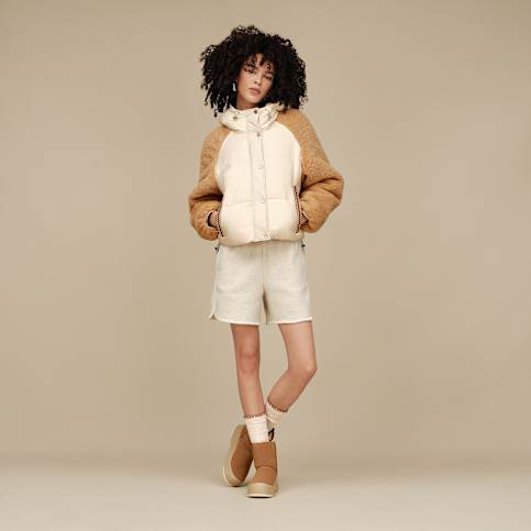 UGG® 公式【 マイカ UGGブレイド パッファー ジャケット|Mykah