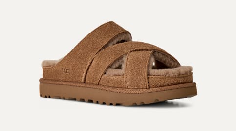 UGG® 公式【 グリーンポート クロス ストラップ スライド|Greenport