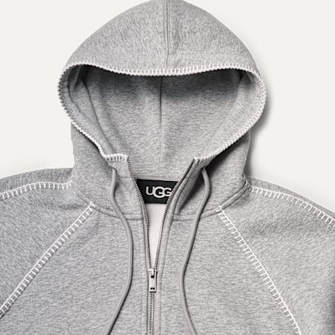 UGG® 公式【 クラシック フルジップ フーディ|Classic Full-Zip Hoodie