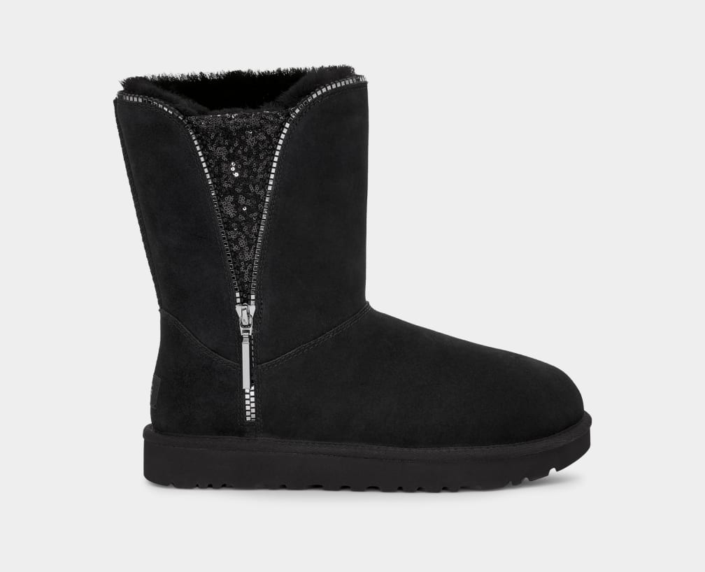 Ugg classic sparkle zip best sale boot