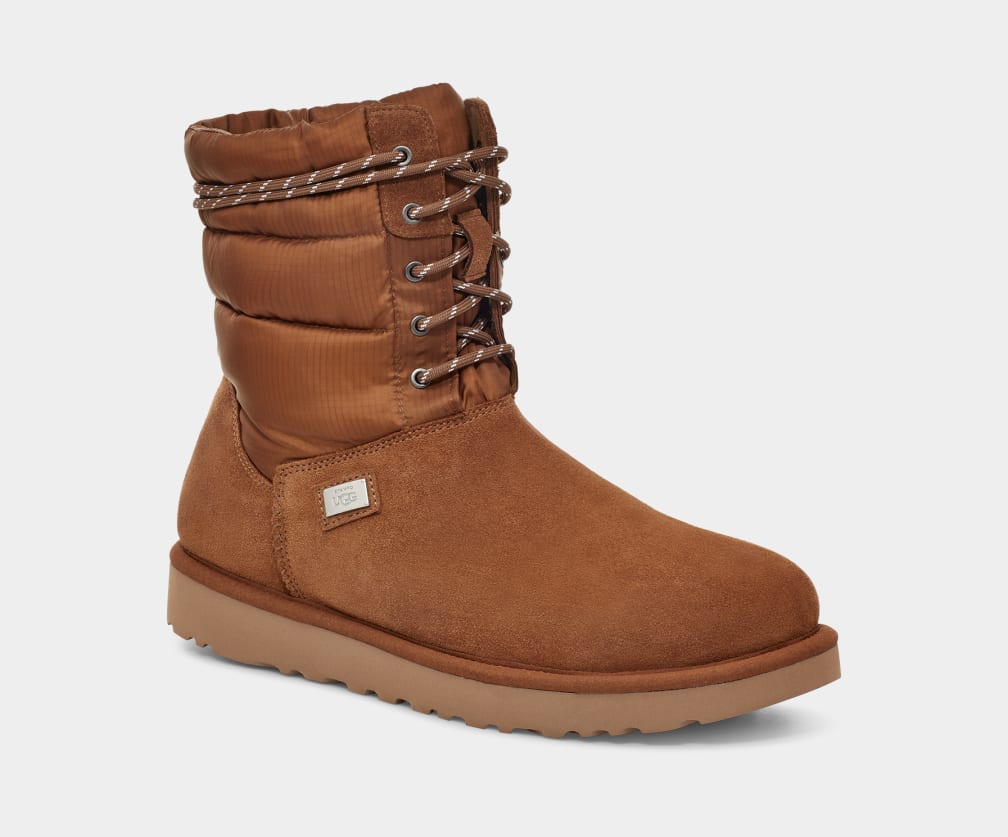Ugg tie clearance up boots