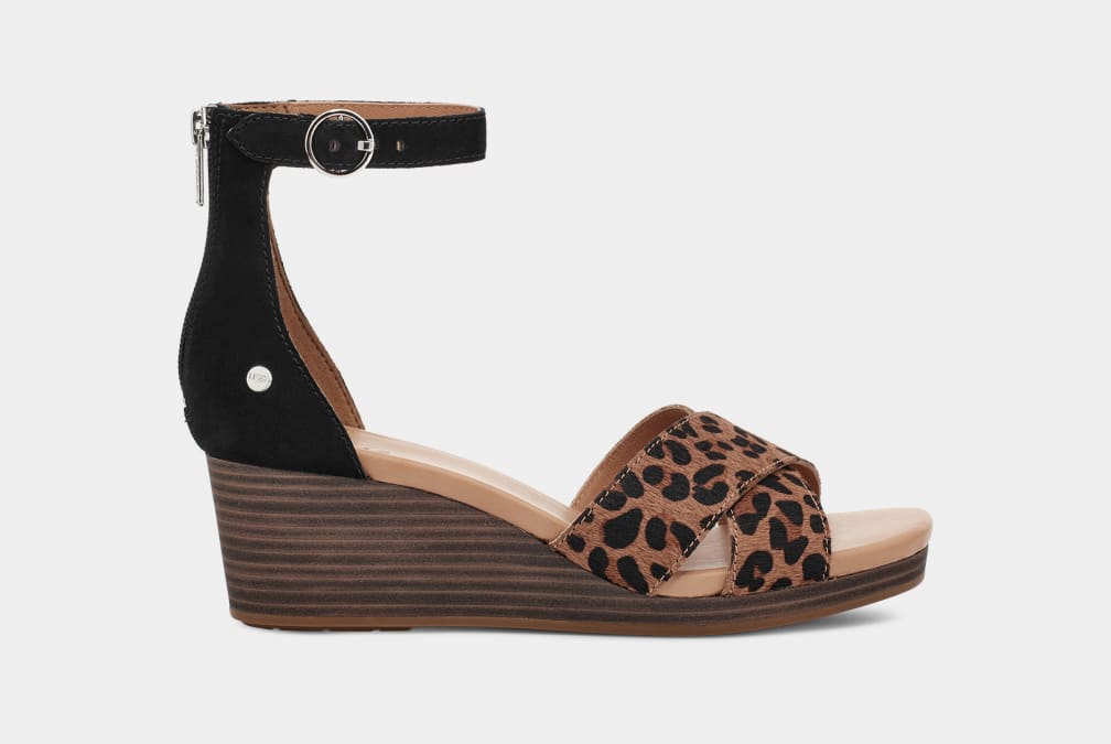 Eugenia Wedge Tan Leather main image 0