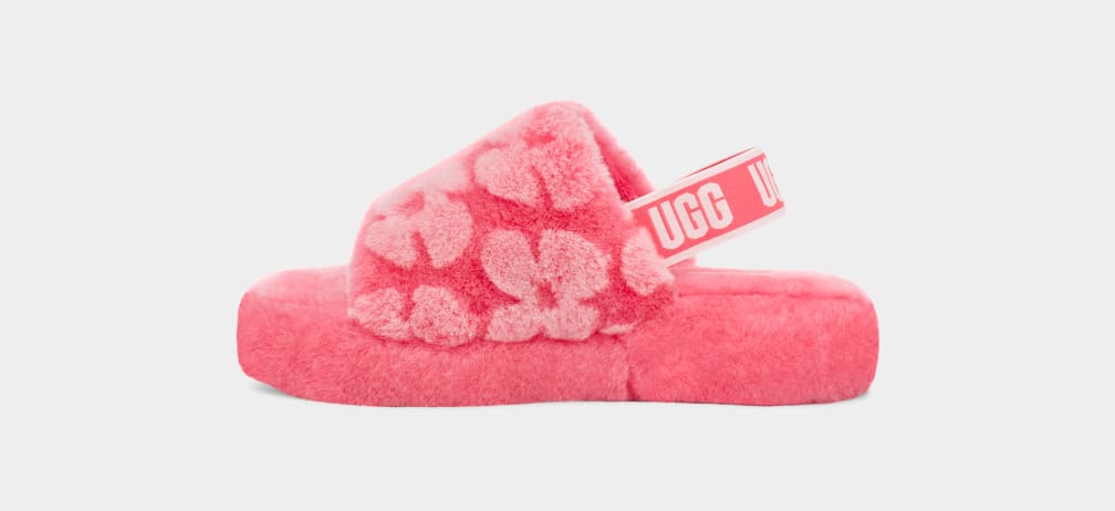 Red fluff yeah best sale ugg slides