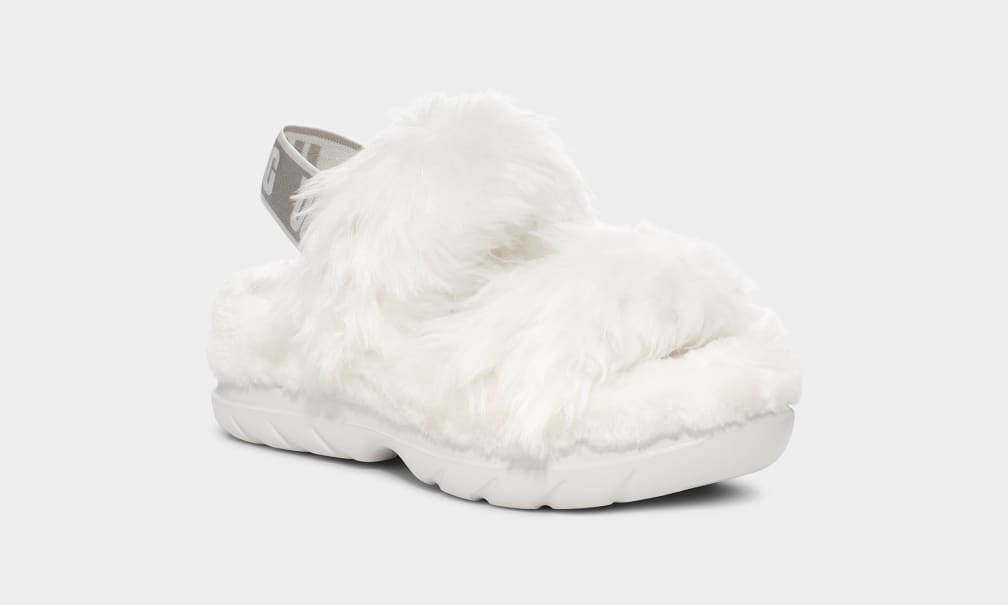 Ugg sandals white cheap