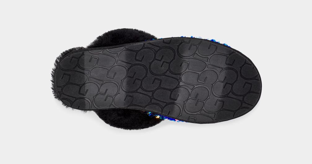 Purple sequin ugg slippers outlet