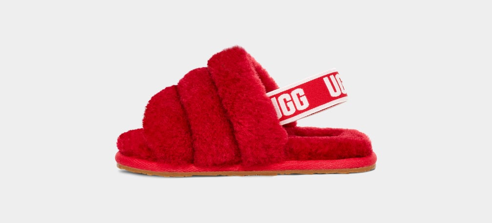 Ugg hotsell slides red