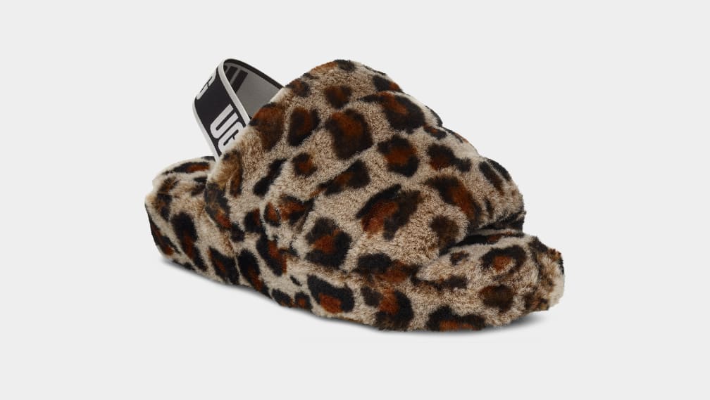 Cheetah print ugg sandals best sale