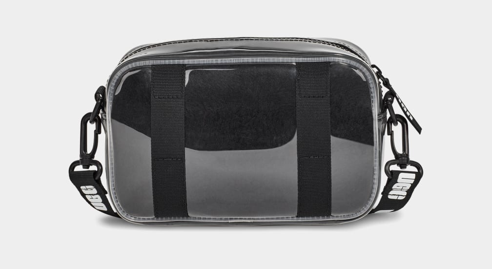 Ugg Janey Ii Clear Sheepskin Crossbody Bag With Multiway Strap In Black   ModeSens