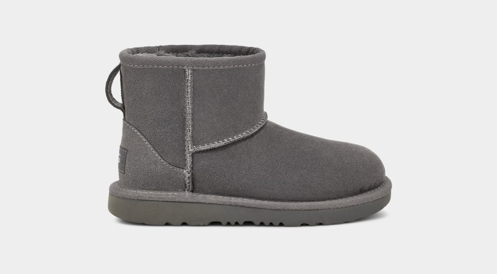 Childrens grey ugg best sale boots