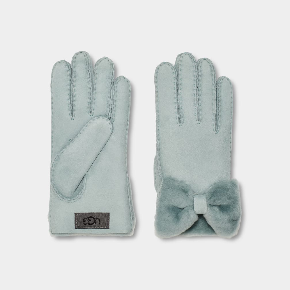 Ugg bow hotsell waterproof sheepskin gloves